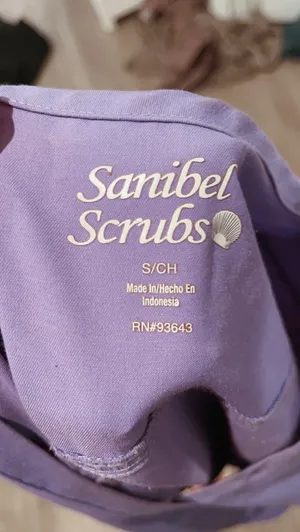 Purple scrub shirt thumbnail 5
