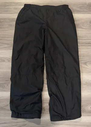Nike Women’s Large Black Lined Windbreaker Athletic Pants thumbnail 1