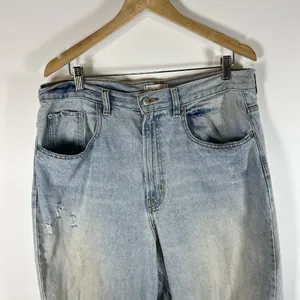 BDG Urban Outfitters Jeans Womens Size 33 Blue Denim High Rise Baggy Light‎ Wash thumbnail 4