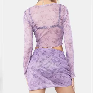 Mesh skirt set thumbnail 6