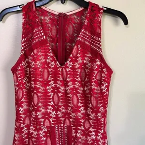 Anna be Francesca‎ small burgundy dress thumbnail 2