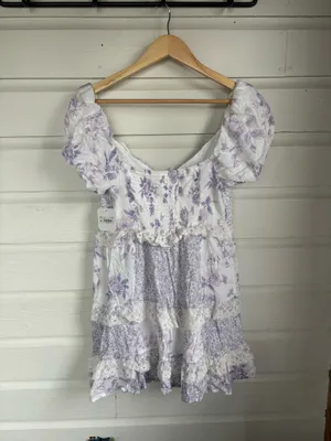 Altar'd State Mini floral dress thumbnail 2