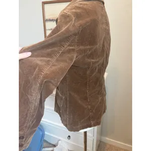 Brown Corduroy Blazer Jacket Vintage Academic Style Two Button Coat Medium thumbnail 3