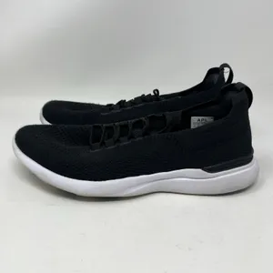 APL Techloom Breeze Sneakers Womens 8 Running Shoes Lace Up Black White Athletic thumbnail 4