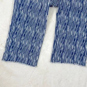 Princess Polly Danica Jeans Womens 0‎ Blue White Painted Stripe Crop Straight thumbnail 6