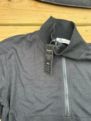 Women’s L Black Ribbed 2 thumbnail 5