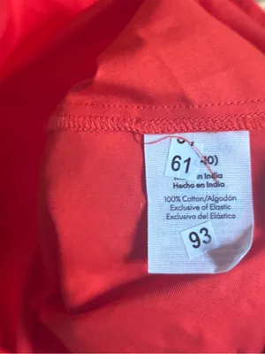 No boundaries red poplin cotton dress size medium thumbnail 7