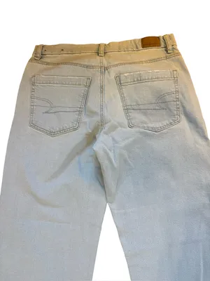 American Eagle Stretch Curvy Straight Leg Jeans Size 8 Regular NWT thumbnail 4
