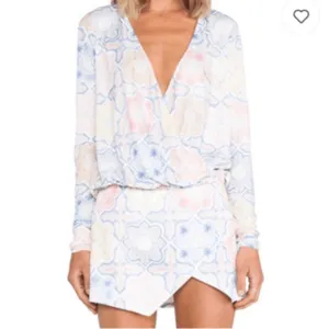 For Love And Lemons ole pastel print mosaic top and skirt set thumbnail 7