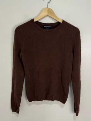 Brown Avellini 100% cashmere sweater‎ Medium thumbnail 2