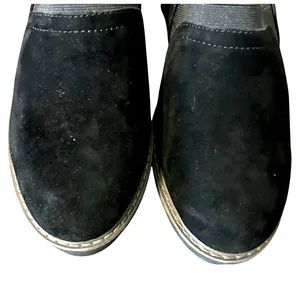 Clarks Women's Collection Airabell Mid Shoes Wedge Black Suede Size 7.5M thumbnail 3