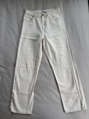 Uniqlo x Comptoir des Cotonniers Ivory Straight Leg Jeans thumbnail 1