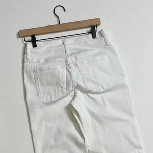 NWT!! J. CREW Lower Rise‎ Full Length Slim Wide Jeans Solid White Retro Size 24 thumbnail 9
