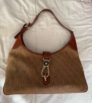 Dooney & Bourke Leather Bag Brown thumbnail 1