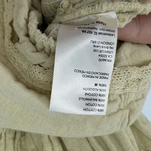 Jen's Pirate Booty Free People Gauze Smocked Romper Boho Festival XS S‎ thumbnail 5