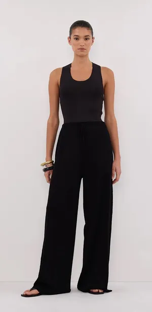 DISSH- Alias Textured Knit Pant Black Size M thumbnail 1