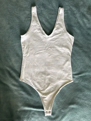 Abercrombie Soft A&F Collection Bodysuit White thumbnail 1