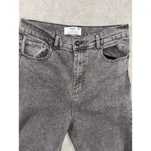 ardene 90s jeans‎ size 09 30x31 high rise gray wash EUC Wide Leg Straight thumbnail 3