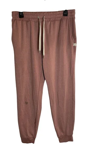 Vuori ladies active joggers in rosewood pockets drawstring athleisure no size thumbnail 1