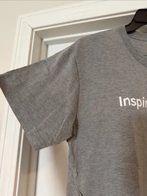 Ann Taylor Inspire Women. Gray Graphic Tee thumbnail 4
