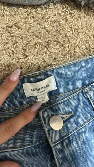 Boutique Ripped Mom Jeans Blue Size M thumbnail 2