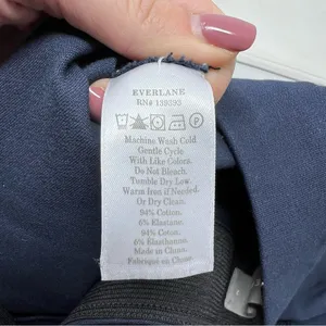 Everlane the work pants blue size 2 thumbnail 5