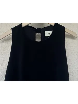Tuckernuck Black Crepe Portia Dress M Bow Back Elegant Evening Party Resort Date thumbnail 7