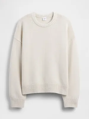 Gap 100% Cotton Relaxed Sweater thumbnail 1