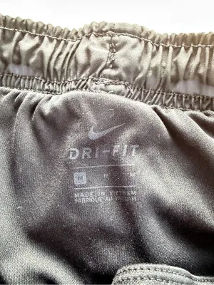 Nike Dri-FIT Womens Medium Black Running Shorts Elastic Waistband Drawstring thumbnail 7