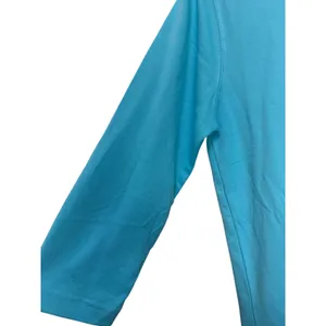 Isaacs Designs Casuals Blue Wine Glasses Rhinestone 3/4 Sleeve Top Small 7006‎ thumbnail 5