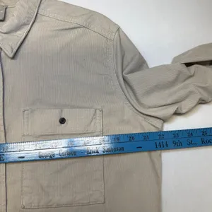 Everlane The Corduroy Oversized Shirt Tan‎ Khaki Button Down XS F-BTDN-CRD-OV-ES thumbnail 5