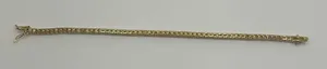 Kay Jewelers Moissanite Tennis Bracelet Gold 3mm 8 Inch Brand New VVS1 Crazy Shine No Pass thumbnail 1
