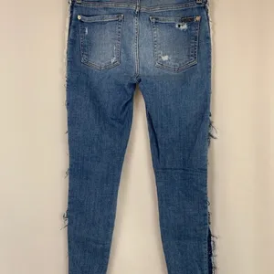 7 for all‎ mankind Roxanne Ankle Fray Jeans in Bright Houston Size 28 thumbnail 6