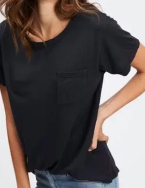 Mossimo Supply Co. Black Fitted Short Sleeve T-Shirt thumbnail 1