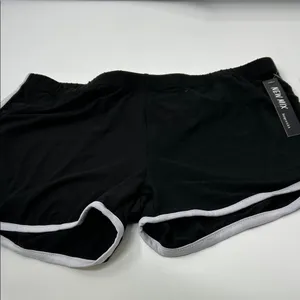New Mix Black and White Women's Athletic Shorts thumbnail 15
