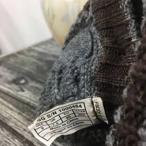 UGG Gray Knit Leland Fold Over Calf Height Crochet Boots 9 thumbnail 7