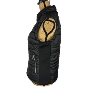 YMI‎ Collection Black Puffer Vest Full Zip Front Classic Winter Layer Size Large thumbnail 2