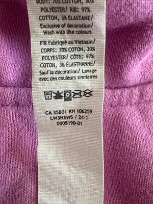 Lululemon Scuba Oversized Hoodie Cropped Pink Size‎ XS/S thumbnail 5