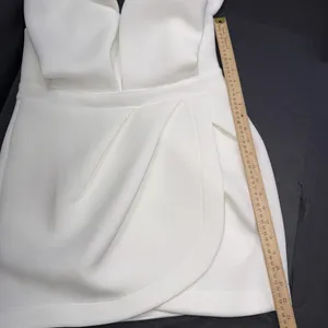 Bibi Bridal Shower White Dress Puff Icon Bride‎ Bachelorette Reception Dress XL thumbnail 14