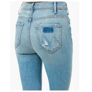 Mother Denim The Hustler Ankle Fray On The Ropes Jeans Size 27 thumbnail 3