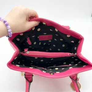 Anne Klein Satchel Shoulder‎ Bag Girly Pink Satchel Y2K Polished Elle Coquette thumbnail 9