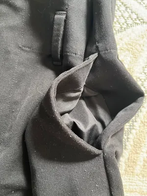 H&M Black Paperbag High Waisted Capri Trouser Pants thumbnail 3
