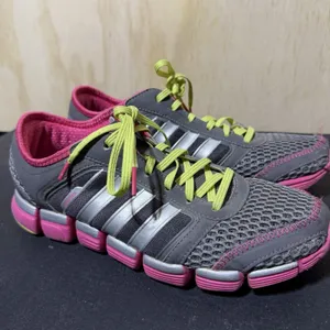 Adidas Climacool Oscillations running shoes in gray and‎ pink Size 8 thumbnail 4