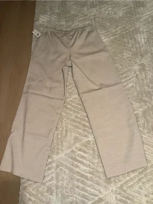 Abercrombie & Fitch Women's Wide-Leg Drawstring Pants - Beige thumbnail 3