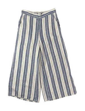 Christian Siriano Womens Striped Linen and Cotten Pants Size‎ M thumbnail 1