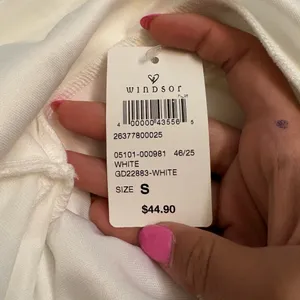 Windsor White Halter Dress thumbnail 6