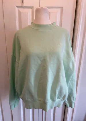 Adanola Mockneck Sweatshirt Loungewear Mint Size Medium thumbnail 1