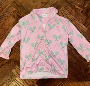pickle ball pajama set Pink thumbnail 2