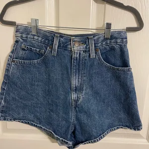 Levi's High Waisted Mom Denim Shorts thumbnail 1