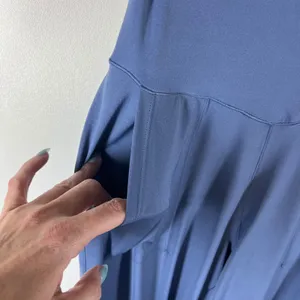 OFFLINE by Aerie Real Me High Waisted Joggers Blue Small‎ Pockets Activewear thumbnail 4
